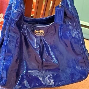 Coach blue Patton leather